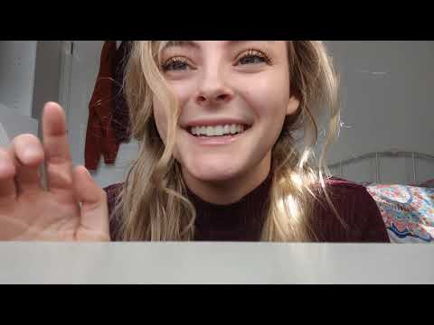 ASMR | Tracing and Repeating Trigger Words | Hand Movements