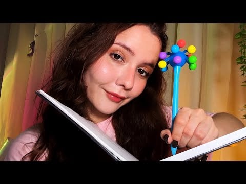 ASMR- Acalmando sua ansiedade antes da volta às aulas📚 (você está seguro agora)