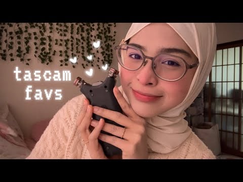 ASMR Your Favourite Tascam Triggers! ꉂ(˵˃ ᗜ ˂˵)✮ ⋆ ˚｡𖦹 ⋆｡°✩