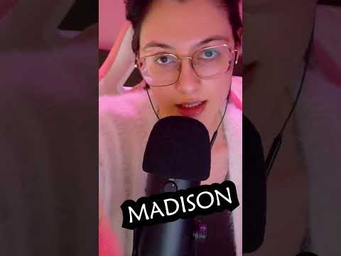 Fun fact: one of these names was in my childhood favourite boy band!!!  #asmrsounds #asmrcommunity