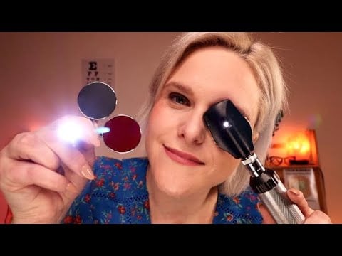 ASMR A Comprehensive Orbital Eye Examination: Mostly In The DARK For Sleepy Eyes