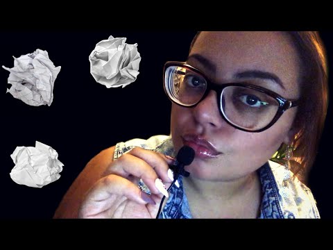 ASMR| Lo-Fi Creepypasta "Crunched Up Paper House".