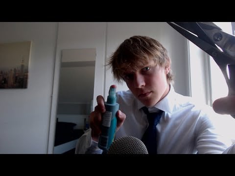 1 MINUTE HAIRCUT - OliverWhispersASMR