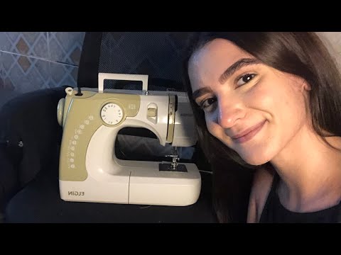 [ASMR CASEIRINHO] TOUR PELA MINHA MÁQUINA DE COSTURA/ Como passar a linha.