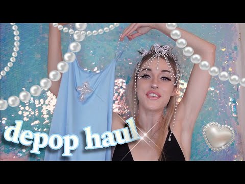 asmr 👗 depop dress haul!!! (+ try on!)