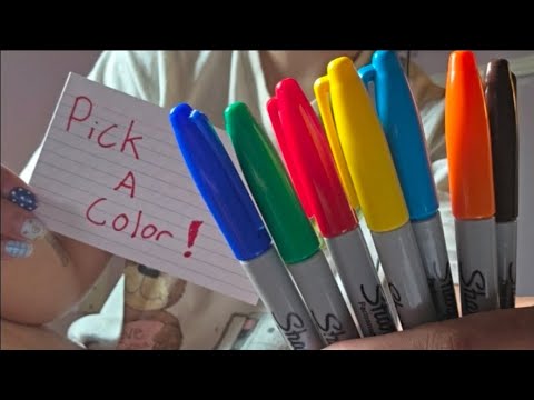 ASMR Color Picking Game! (lofi, no talking)