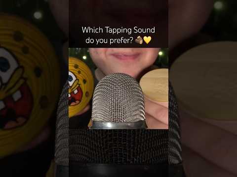 Which Tapping sound do you prefer? 💛 #asmr