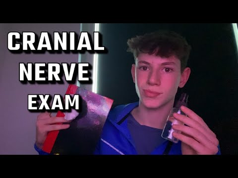 ASMR 10 Minutes Cranial Nerve Exam | Roleplay for sleep and relaxation