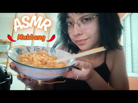 ASMR MUKBANG - MIOJO CREMOSO APIMENTADO (sons de mastigação) 🌶