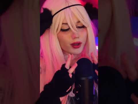 🌙 ASMR CatGirl Maid Purring And Scratching 💗 relaxing video (full on my channel)