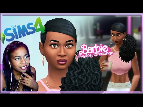 PLAYING THE SIMS 4 For THE FIRST TIME EVER!!!✨ BARBIE LEGACY CHALLENGE Ep 1 (Relaxing Gameplay)