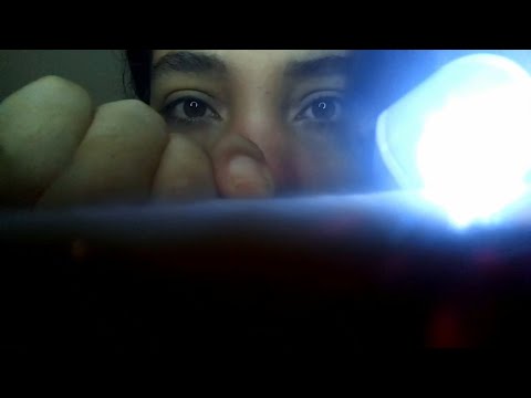 ASMR Exame de Nervos Cranianos no paciente que não está bem (bem delicado com Voz Suave e calma)