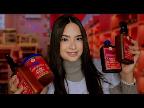 ASMR:VENDEDORA DE LOJA DE COSMÉTICOS 🧴
