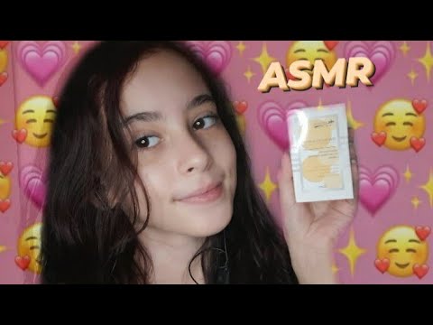 ASMR -TESTANDO O SERÚM DA MAX LOVE (sons de boca, tapping)