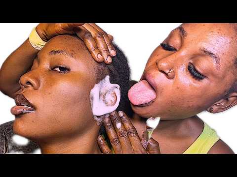 ASMR EAR CLEANING  FAST AND INTENSE AGGRESSIVE HEAD SCRATCHMASSAGE ,EXTREME BRAIN TINGLES 