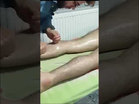 ASMR VERY RELAXING BACK LEG MASSAGE TURKISH THERAPY #shorts #massage #asmr #chiropractic #relaxing