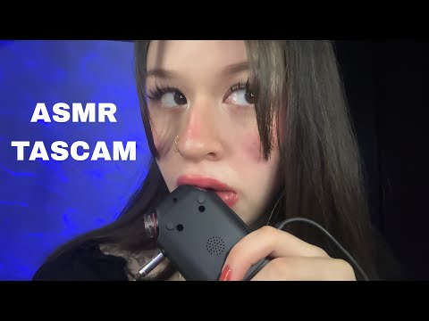 ASMR Tingly TASCAM Mouth Sounds & Mic Biting