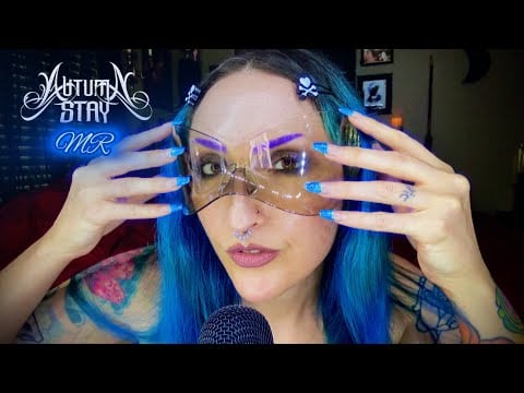 ASMR | FAST & AGGRESSIVE NAIL TAPPING | #asmr #gothgirl #asmrnailtapping