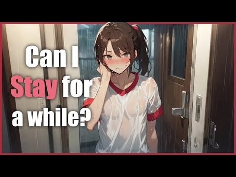 Femboy Neighbor Gets Stuck in the Rain [M4A] [ASMR Roleplay]