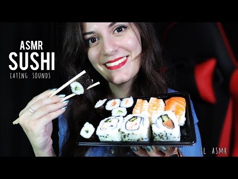 ♡ASMR español♡ COMIENDO SUSHI 🍣 |Eating sounds