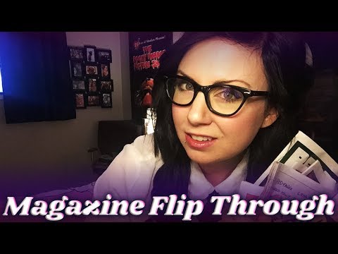 ASMR Flipping Through Magazines with Finger Licking No Talking