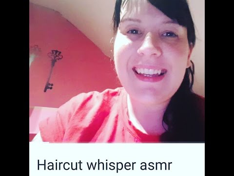 Asmr - Whispered Hair Cut Role Play  (English Accent)