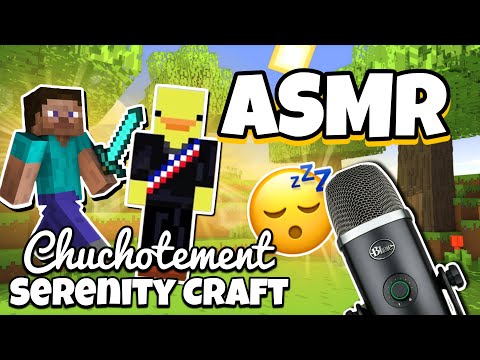 ASMR Français • CHUCHOTEMENT PUISSANT SUR MINECRAFT ! (Serveur de Tom ASMR, saison 4 Serenity craft)