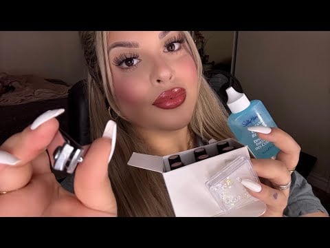 ASMR Big Sister Does Your Nails Before Movie Night 💅🎬 RP (Whispers & Cozy Lo-Fi Vibes)