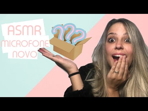 ASMR: MICROFONE NOVO PRO CANAL