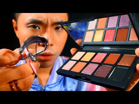 Makeup on Yo Screen 💆🏻‍♀ ASMR: Lady Gaga Eyeshadow, Brush Sounds [Korean Realistic ASMR Roleplay]