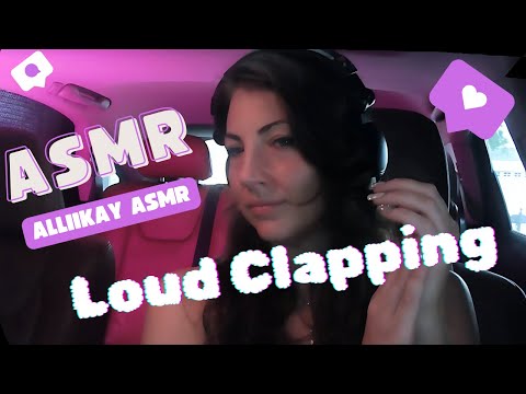 ASMR Loud clapping in car