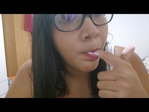 ASMR comiendo yogurt con el dedo 🤗