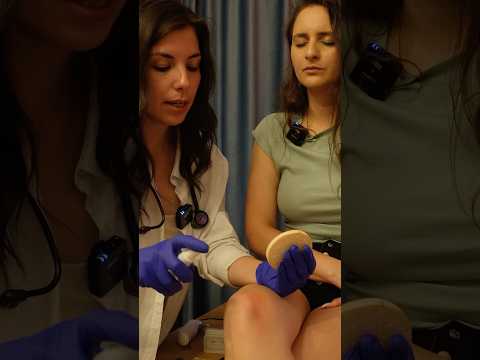 ASMR Knee & Feet Assessment #asmrvideo #asmrsounds #relax #sleep #asmrcommunity #asmrsleep #reels