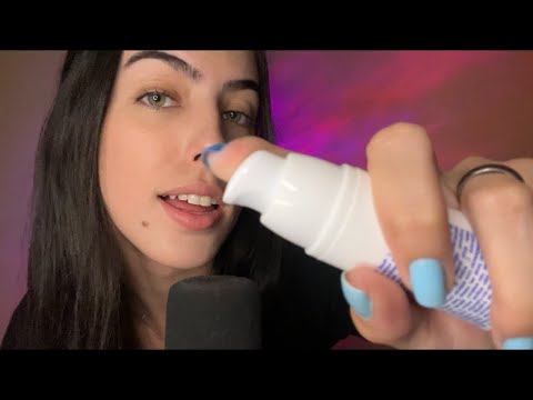 ASMR- cuidando do seu rosto (personal attention)