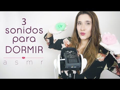 Dormir rapido? 3 sonidos relajantes para lograrlo! | Asmr español |