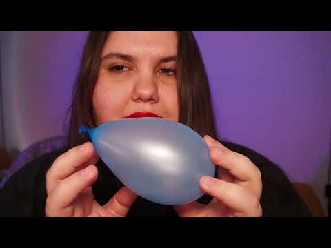 ASMR Sounds of a Single Blue Balloon | Short Triggers