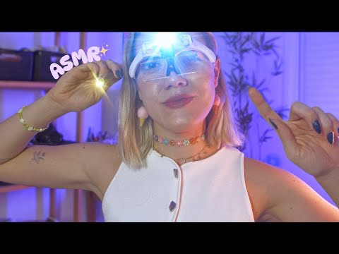 ASMR ROLEPLAY | Teste de Visão Completo Siga a Luz 💡✨ Voz Suave
