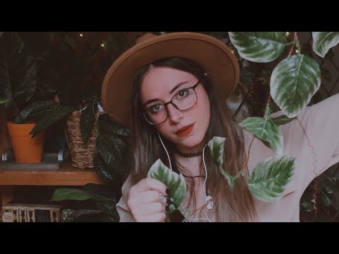 ASMR plastic plants sounds🪴🌵 (almost no talking)