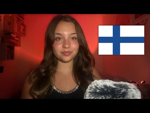 ASMR in Finnish! 🇫🇮💙 Whispering Finnish Cities & Nature Trigger Words🌲