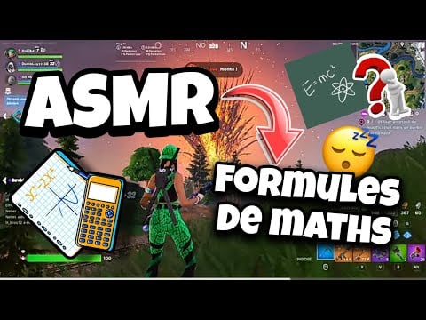 ASMR Français • Je Chuchote des FORMULES de MATHS 😴💫 (Chuchotements très relaxants 💤)