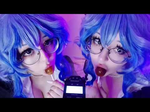 🍭Lollipop🍭 Licking and Mouth Sounds ASMR NO TALKING