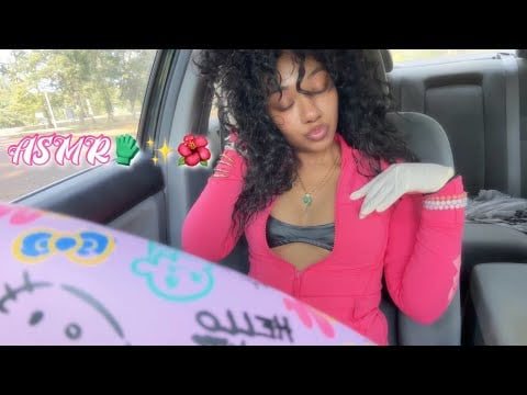 ASMR Head/ Hair Scratching and Fabric Scratching with Latex Gloves 🧤✨🌺