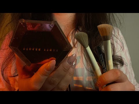 Lofi asmr doing your makeup🎀 rummage, no talking & no tapping 