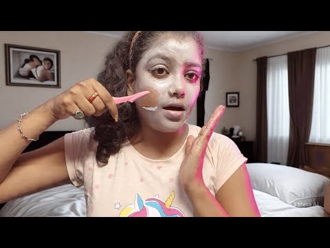 ASMR Removing My Facial Hair 😱