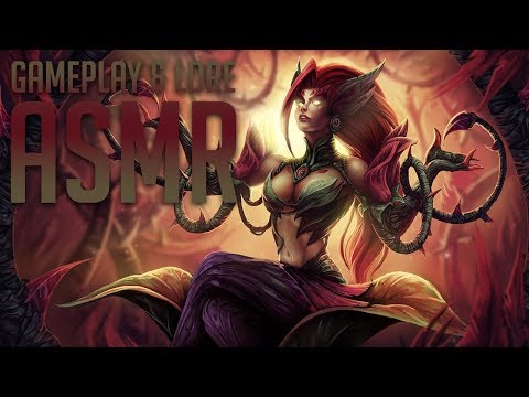 ASMR League of Legends | Zyra Gameplay and Lore (Binaural Whispers)