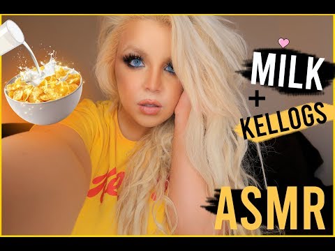 ASMR KELLOGS AND MILK | MUKBANG