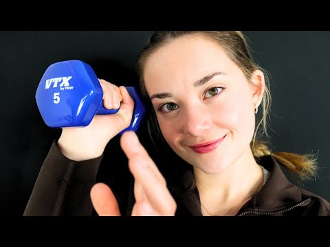 ASMR PERSONAL TRAINER Roleplay! Measuring, Writing, Paper Sounds