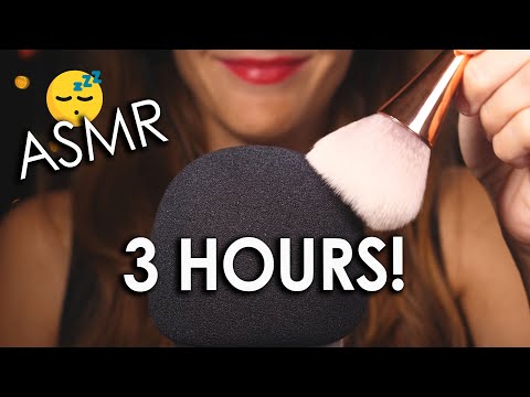 NO TALKING ASMR [3 HOURS] DEEP BRAIN MASSAGE BRUSHING TO RELAX YOU