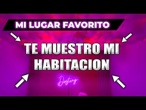 Asmr room tour (te muestro todo lo que hay en mi habitacion)