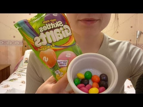 ASMR -  EATING SOUR CANDY - Mouth Sounds  🍬 
